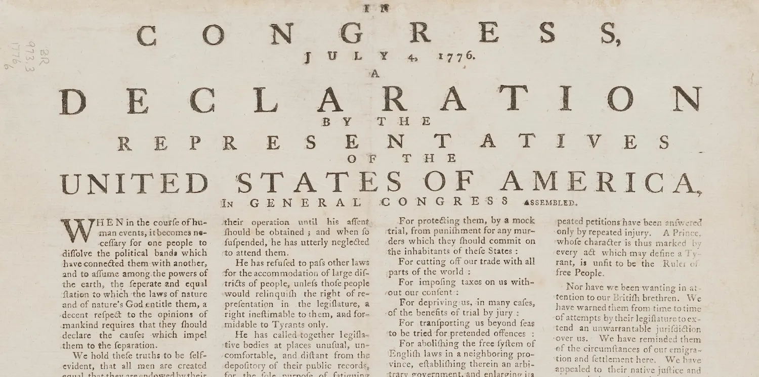 Pressing Importance: Salem and the Declaration of Independence